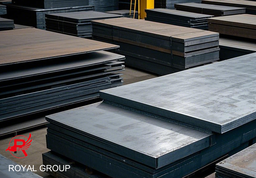 Hot rolled steel plate excellent performance widely used